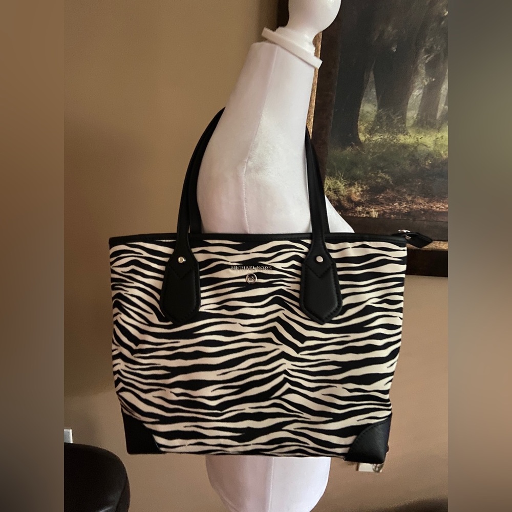 Michael Kors EVA Zebra Tote